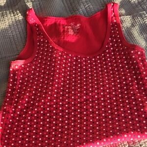 Faded Glory Vibrant Red Top